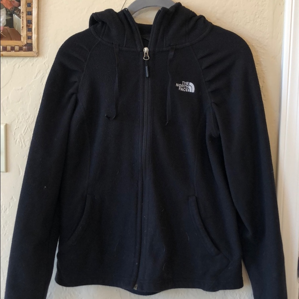 North Face Women’s Black Zip Up Hoodie